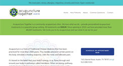 Desktop Screenshot of acupuncturetogetheraustin.com